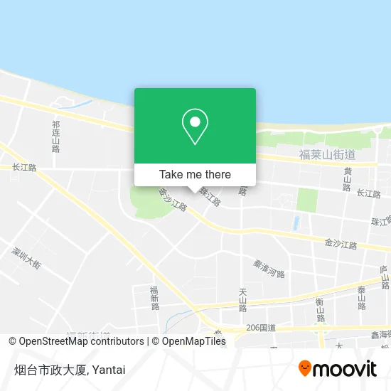 烟台市政大厦 map