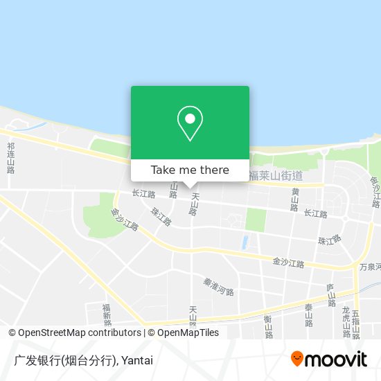 广发银行(烟台分行) map
