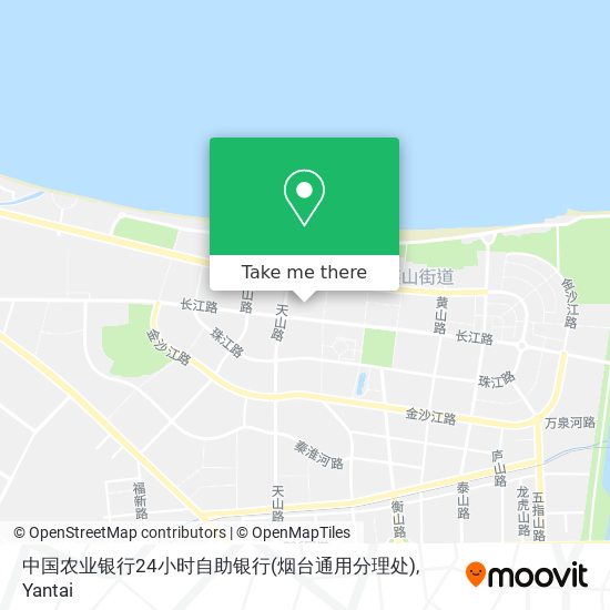 中国农业银行24小时自助银行(烟台通用分理处) map