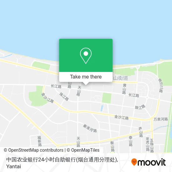 中国农业银行24小时自助银行(烟台通用分理处) map
