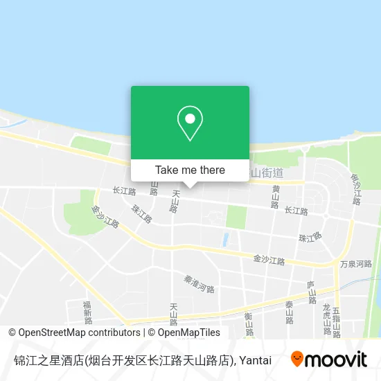 锦江之星酒店(烟台开发区长江路天山路店) map