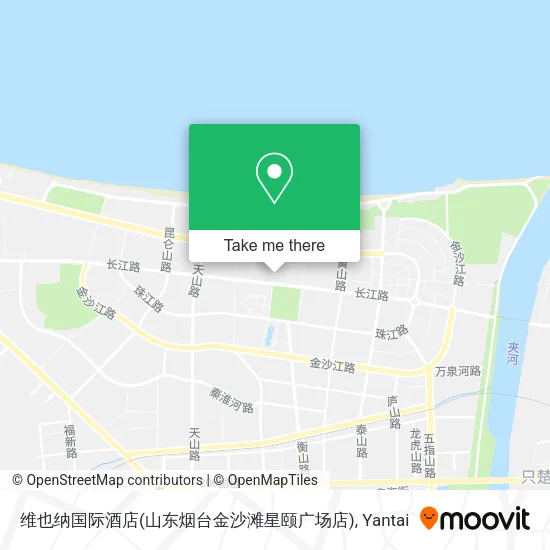 维也纳国际酒店(山东烟台金沙滩星颐广场店) map