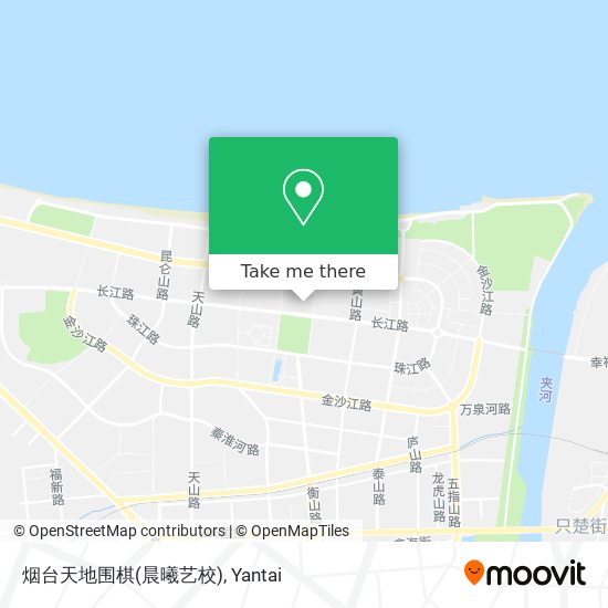 烟台天地围棋(晨曦艺校) map