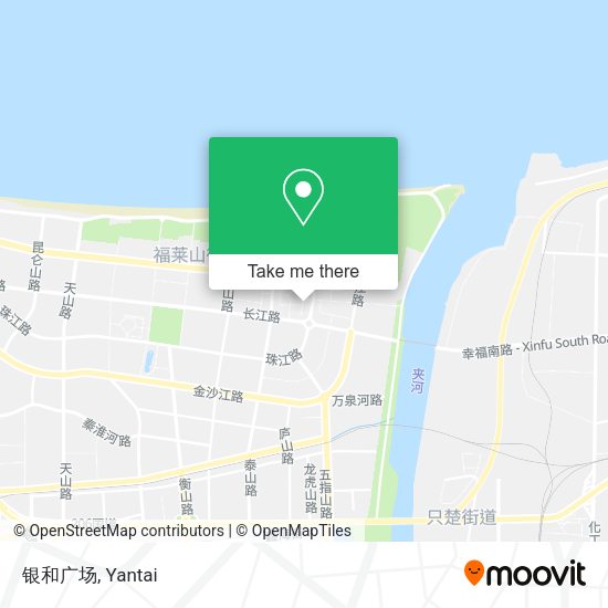 银和广场 map