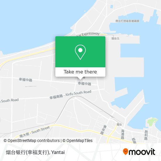 烟台银行(幸福支行) map