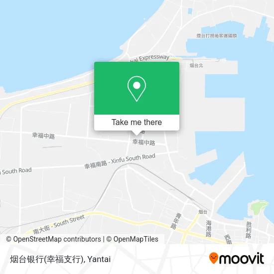 烟台银行(幸福支行) map