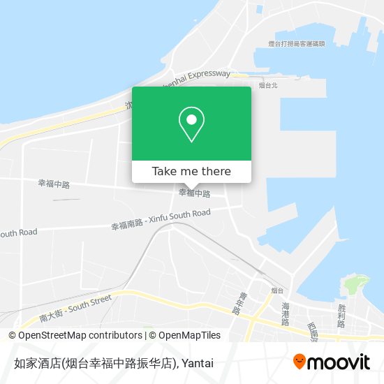如家酒店(烟台幸福中路振华店) map