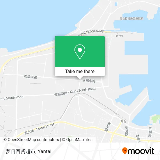 梦冉百货超市 map