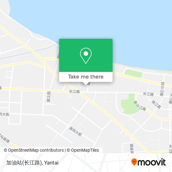 加油站(长江路) map
