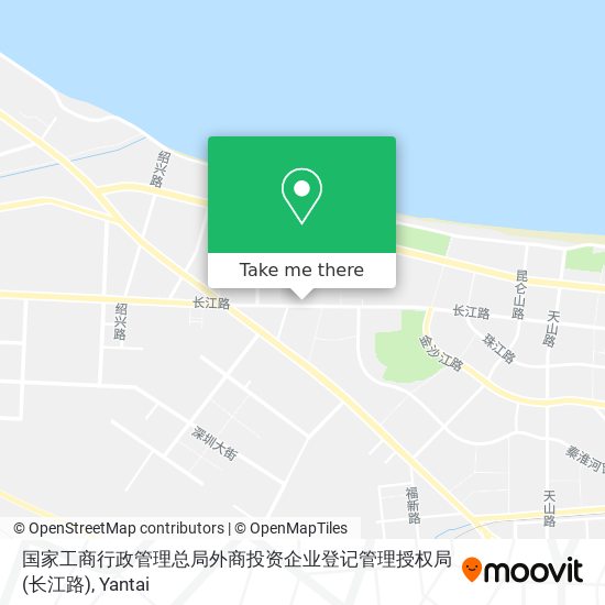 国家工商行政管理总局外商投资企业登记管理授权局(长江路) map