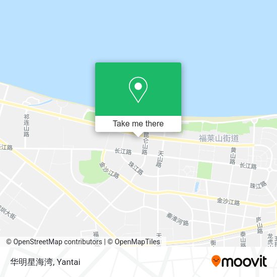 华明星海湾 map
