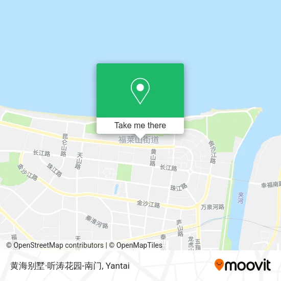 黄海别墅·听涛花园-南门 map
