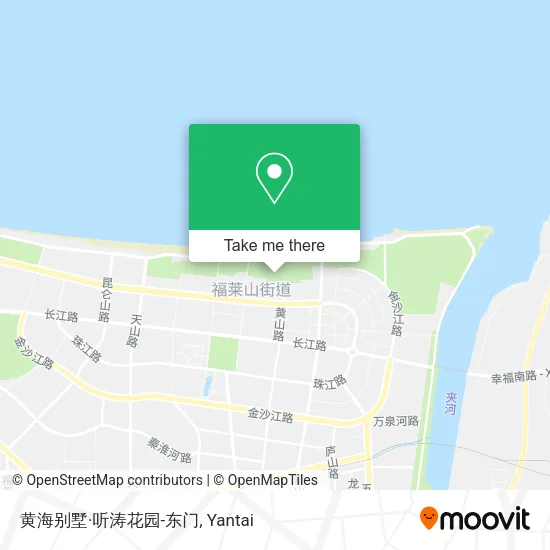 黄海别墅·听涛花园-东门 map