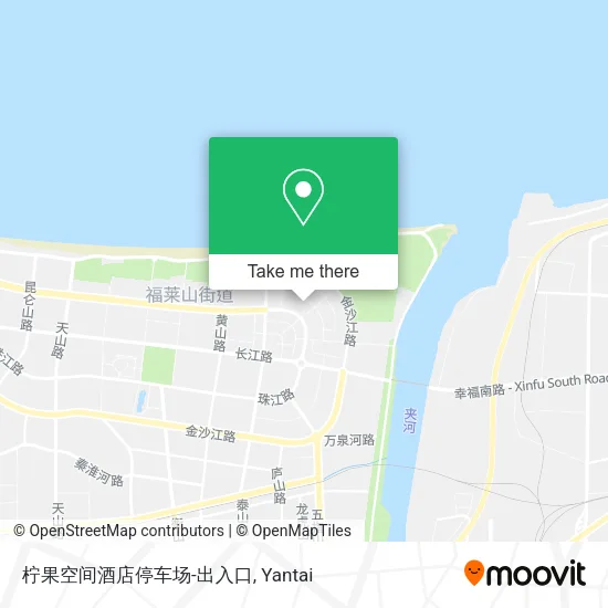 柠果空间酒店停车场-出入口 map