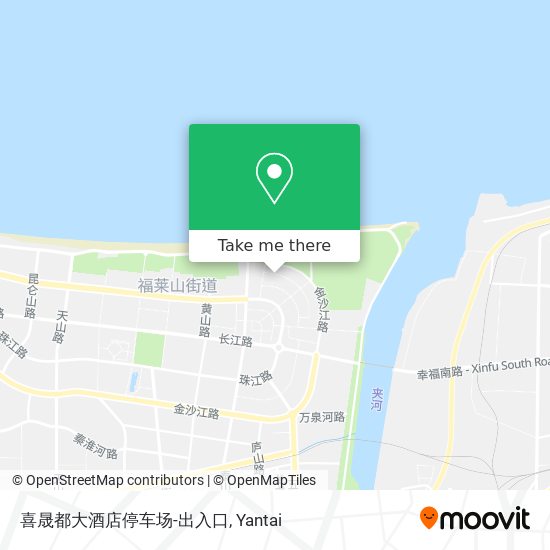 喜晟都大酒店停车场-出入口 map