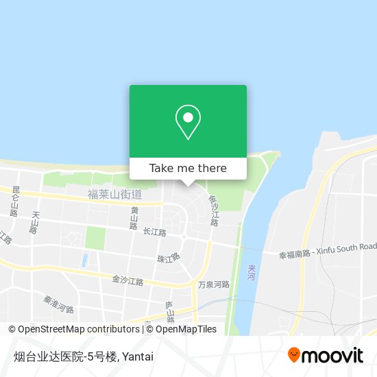 烟台业达医院-5号楼 map