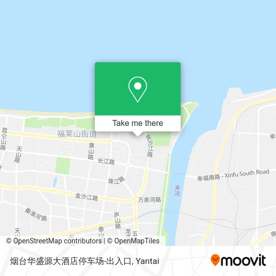 烟台华盛源大酒店停车场-出入口 map