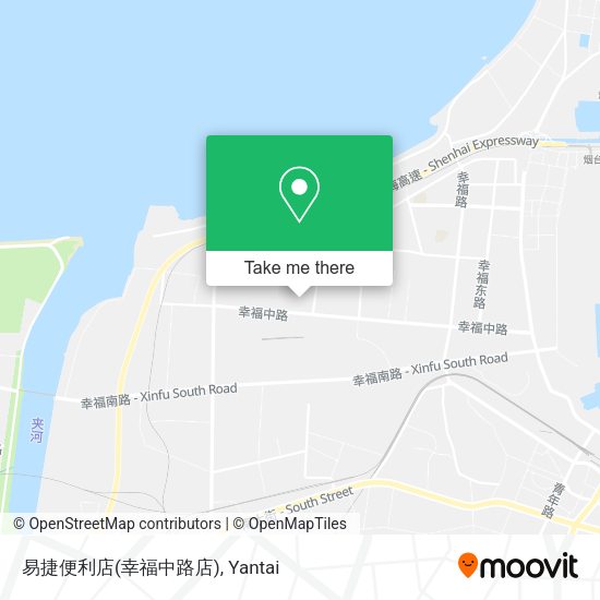 易捷便利店(幸福中路店) map