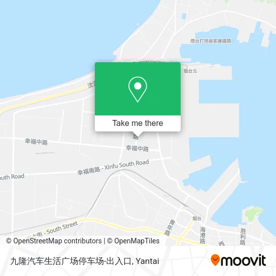 九隆汽车生活广场停车场-出入口 map