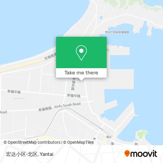 宏达小区-北区 map