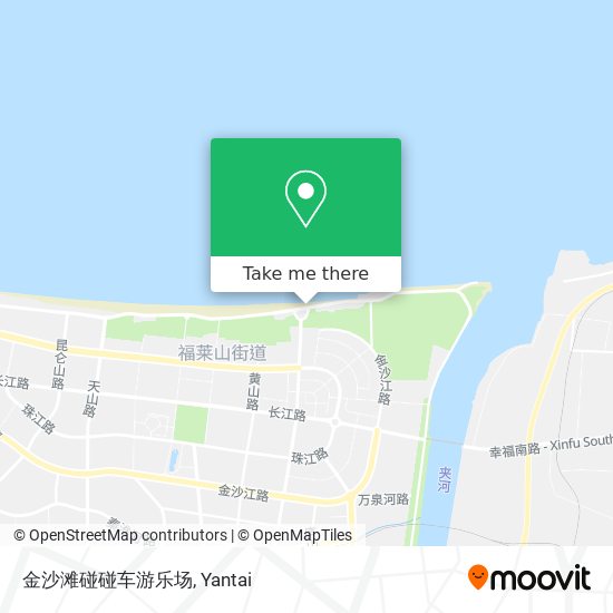 金沙滩碰碰车游乐场 map