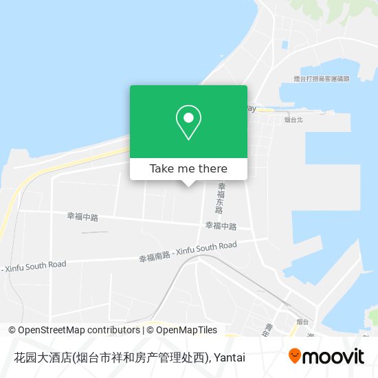 花园大酒店(烟台市祥和房产管理处西) map
