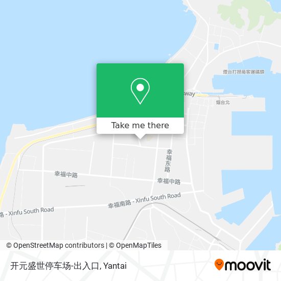 开元盛世停车场-出入口 map