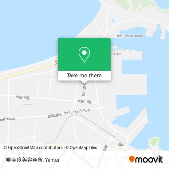 唯美度美容会所 map