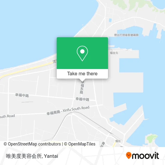唯美度美容会所 map