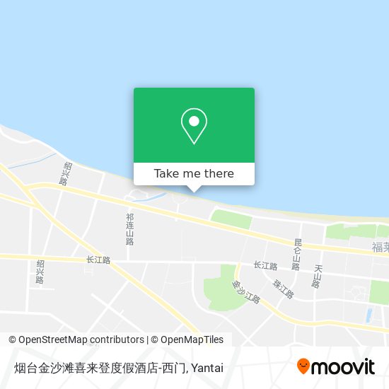 烟台金沙滩喜来登度假酒店-西门 map