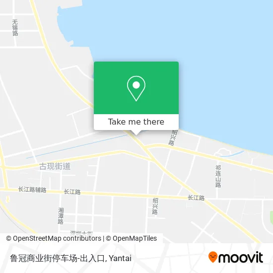 鲁冠商业街停车场-出入口 map