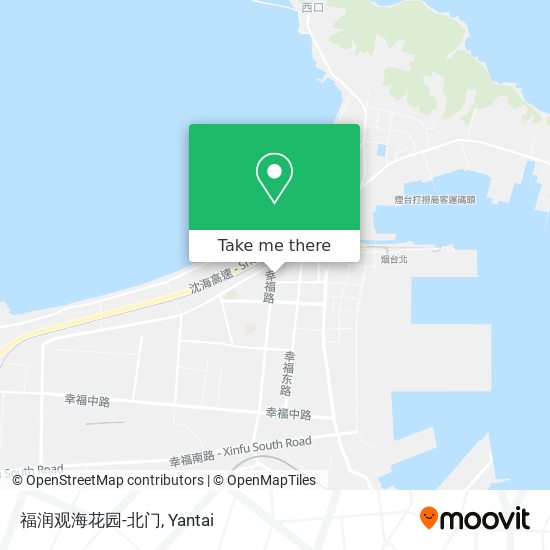福润观海花园-北门 map
