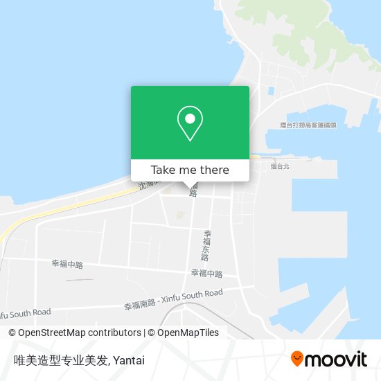 唯美造型专业美发 map