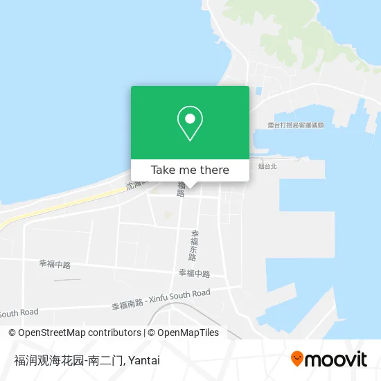 福润观海花园-南二门 map
