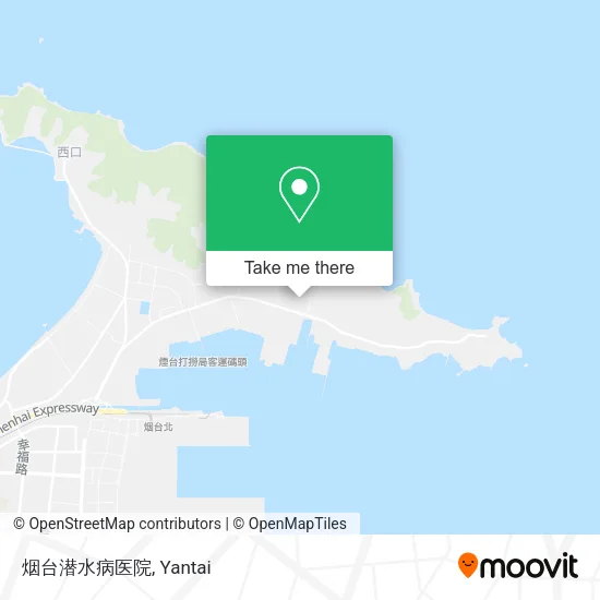 烟台潜水病医院 map