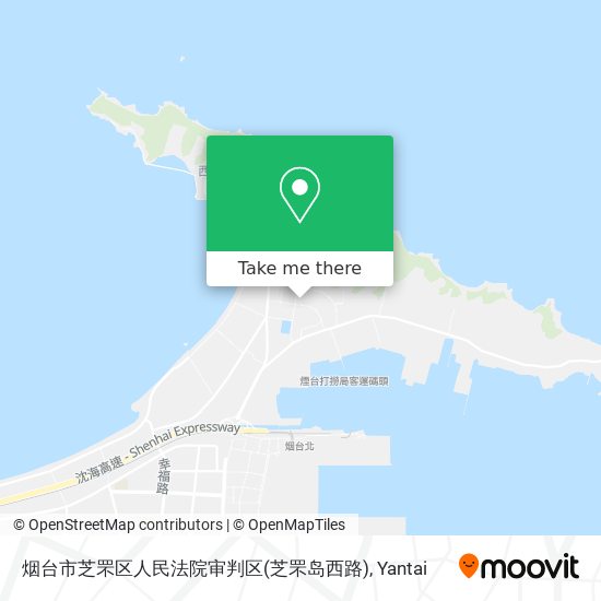 烟台市芝罘区人民法院审判区(芝罘岛西路) map