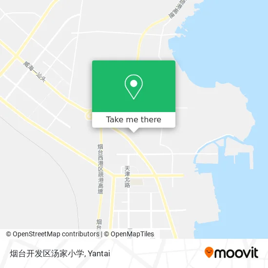 烟台开发区汤家小学 map