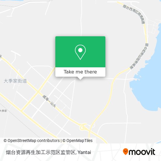 烟台资源再生加工示范区监管区 map
