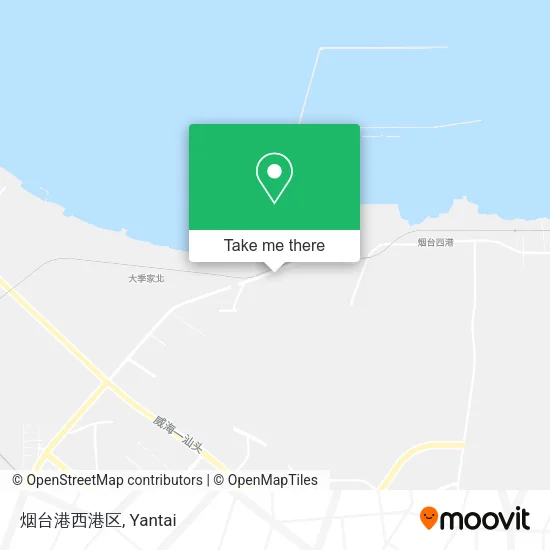 烟台港西港区 map