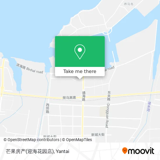 芒果房产(迎海花园店) map