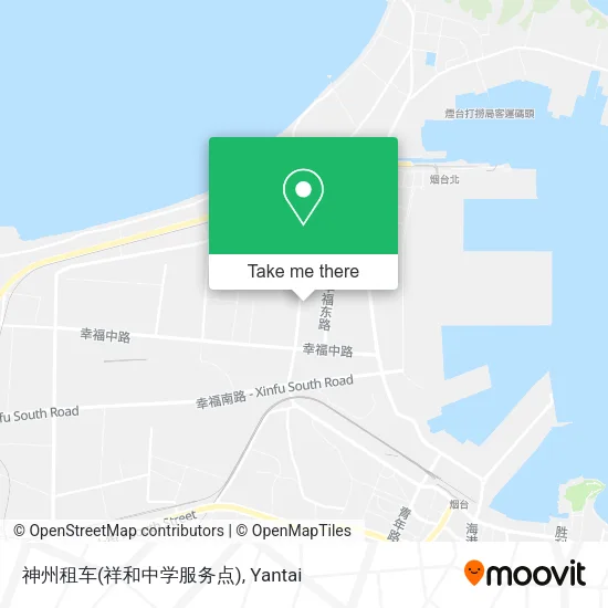 神州租车(祥和中学服务点) map