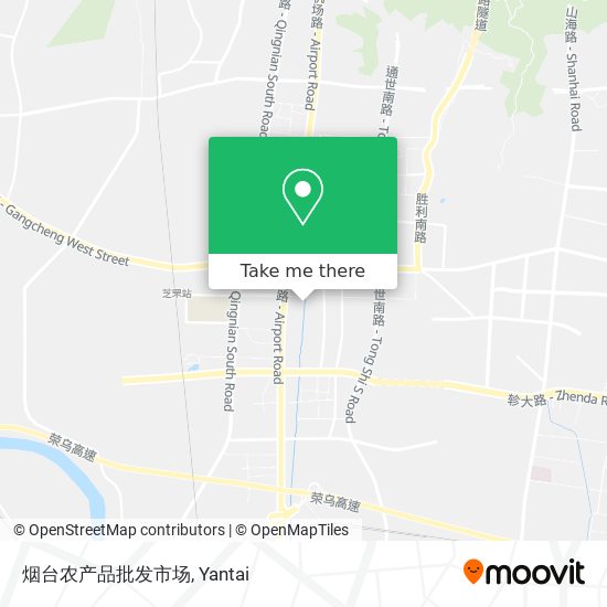 烟台农产品批发市场 map