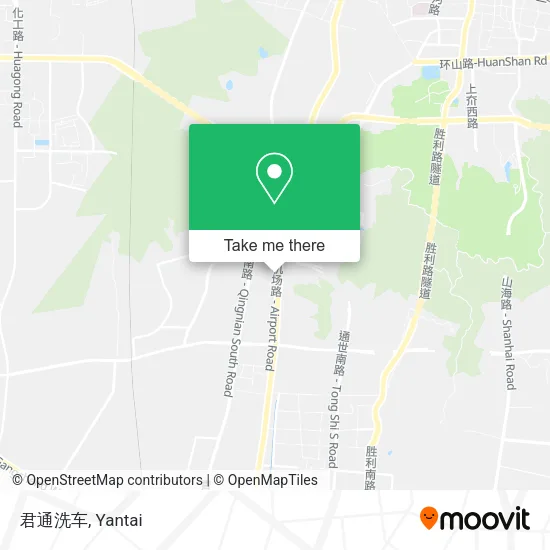 君通洗车 map