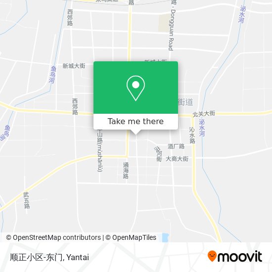 顺正小区-东门 map