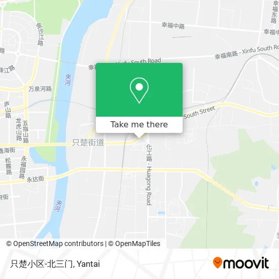 只楚小区-北三门 map