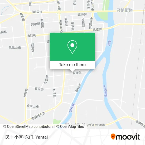 民丰小区-东门 map