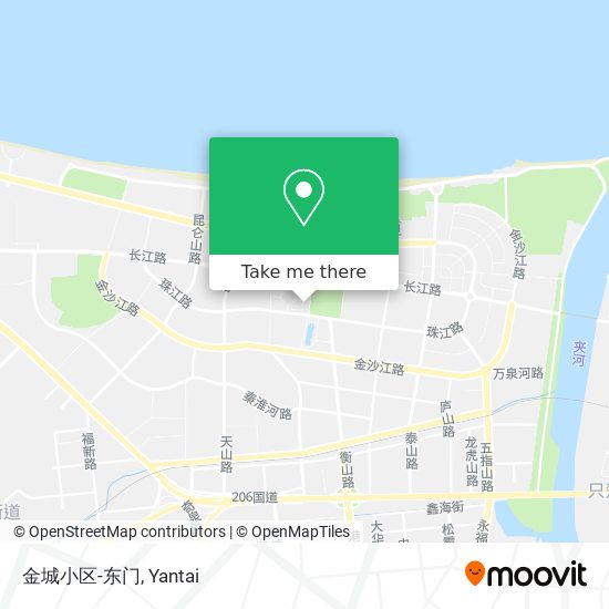 金城小区-东门 map