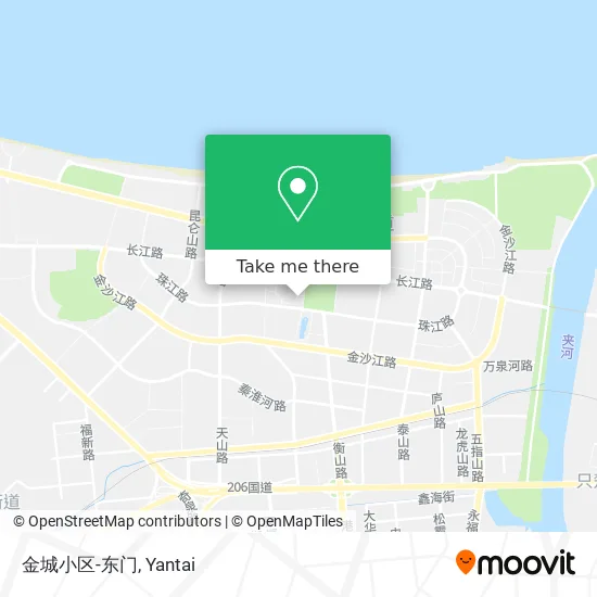 金城小区-东门 map