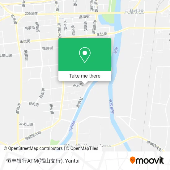 恒丰银行ATM(福山支行) map