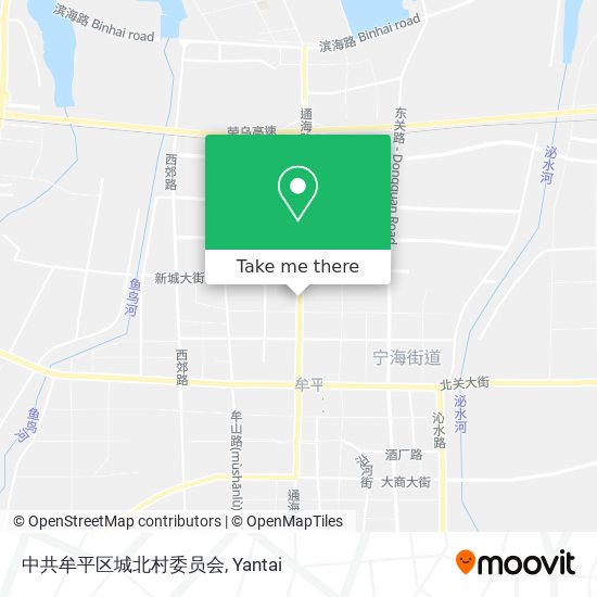 中共牟平区城北村委员会 map